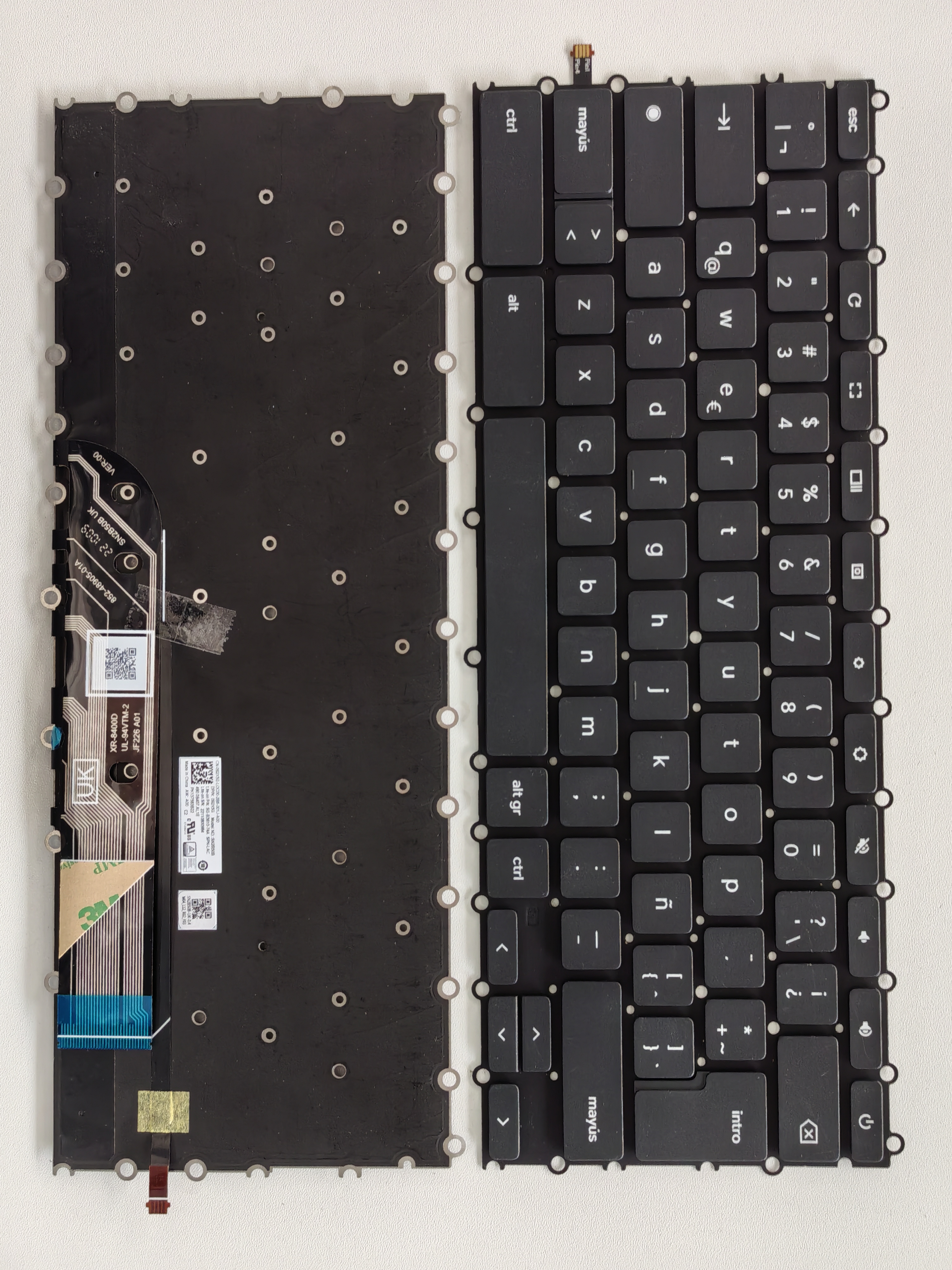 Picture of New Replacement Laptop Keyboard For DELL C523 /Chromebook C523 Google version with switch BLACK Backlit LA Layout